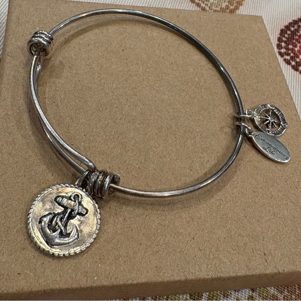 Extraordinary Life ‘Strength’ Sterling Silver Charm Bracelet